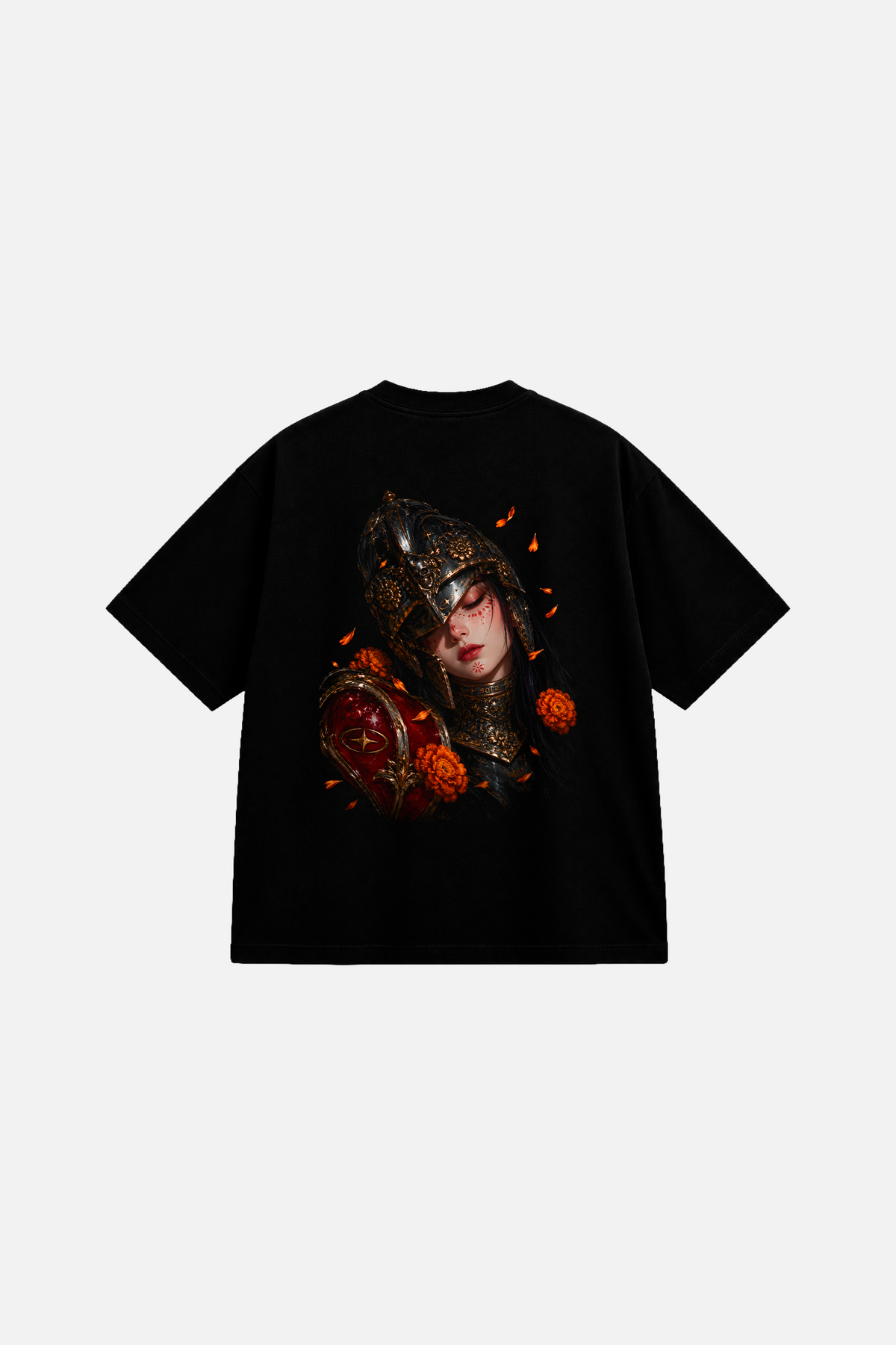 Cempasúchil Black Tee