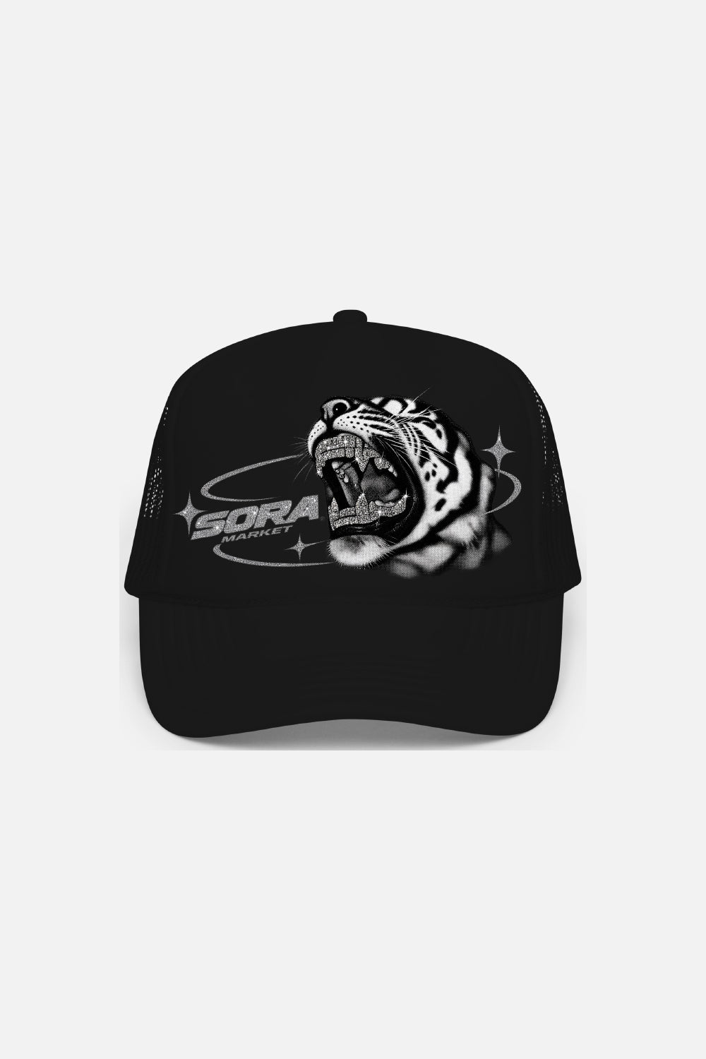 Tiger Grillz Black Trucker