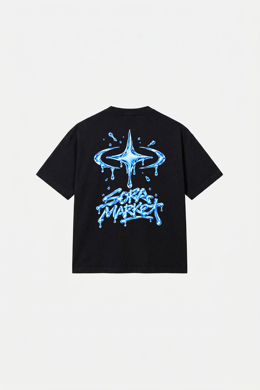 Sora Liquid Black tee